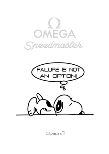 omega snoopy failure is not an option|omega speedmaster snoopy not working.